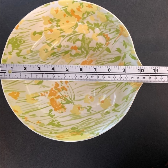 Price drop … MCM 60s Fantastic Floral Bowl, Divided Plate and Serving Tray. - Picture 11 of 13